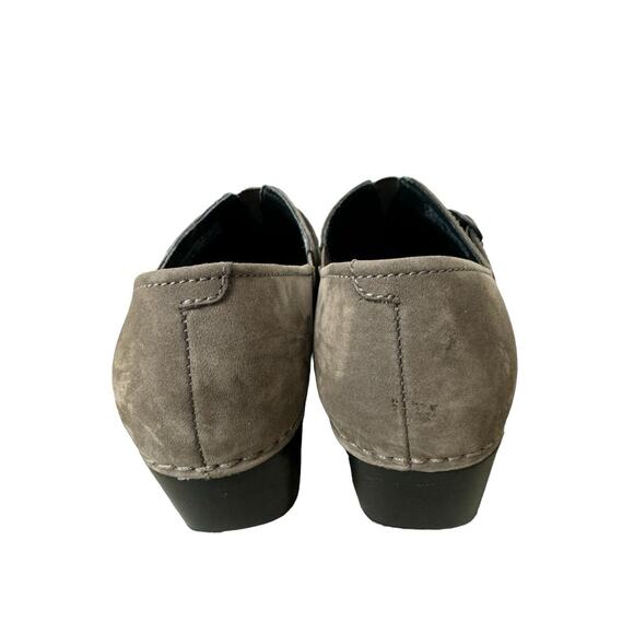 Dansko Tamara Sueded Leather Clog Womens Size EU 36/US 5.5-60 Gray 4800940200 - Picture 5 of 8